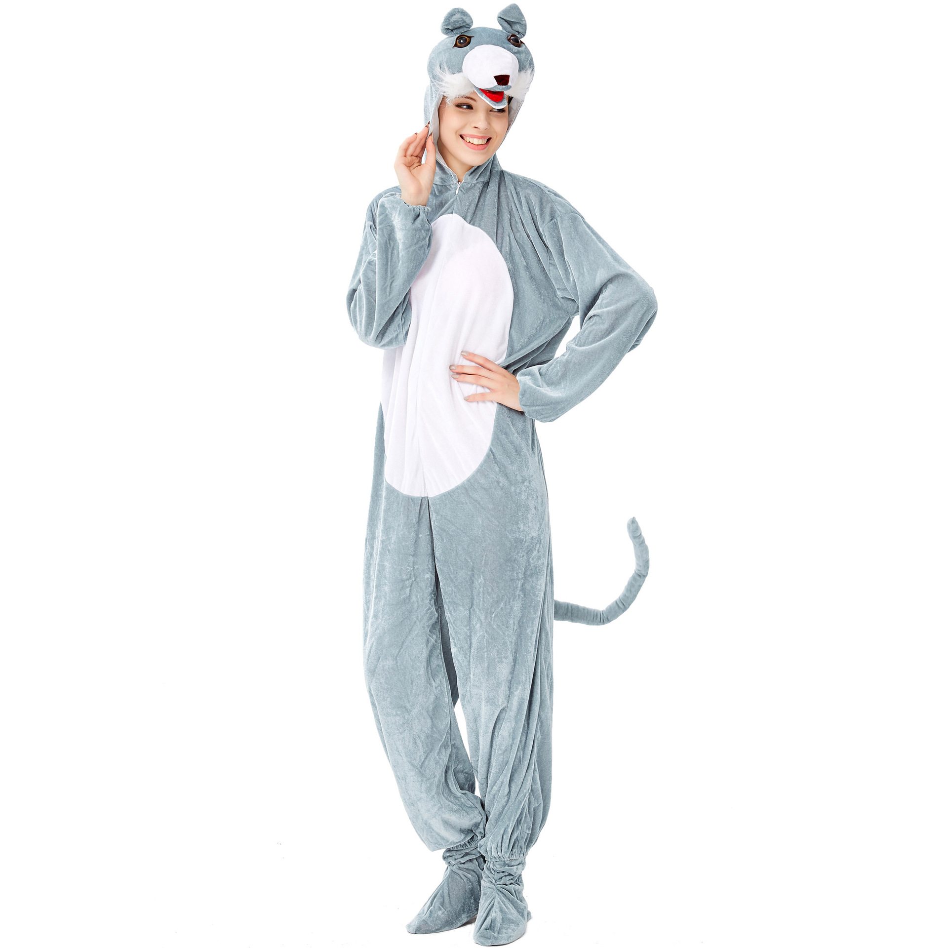 m-l 万圣节服装 女大灰狼