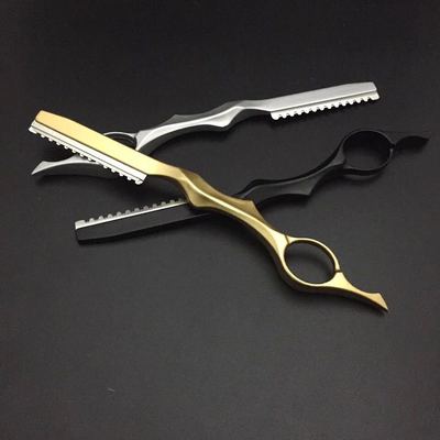 专业美发理发削刀家用金属头发刀削发打薄去薄头发器头发梳理发刀