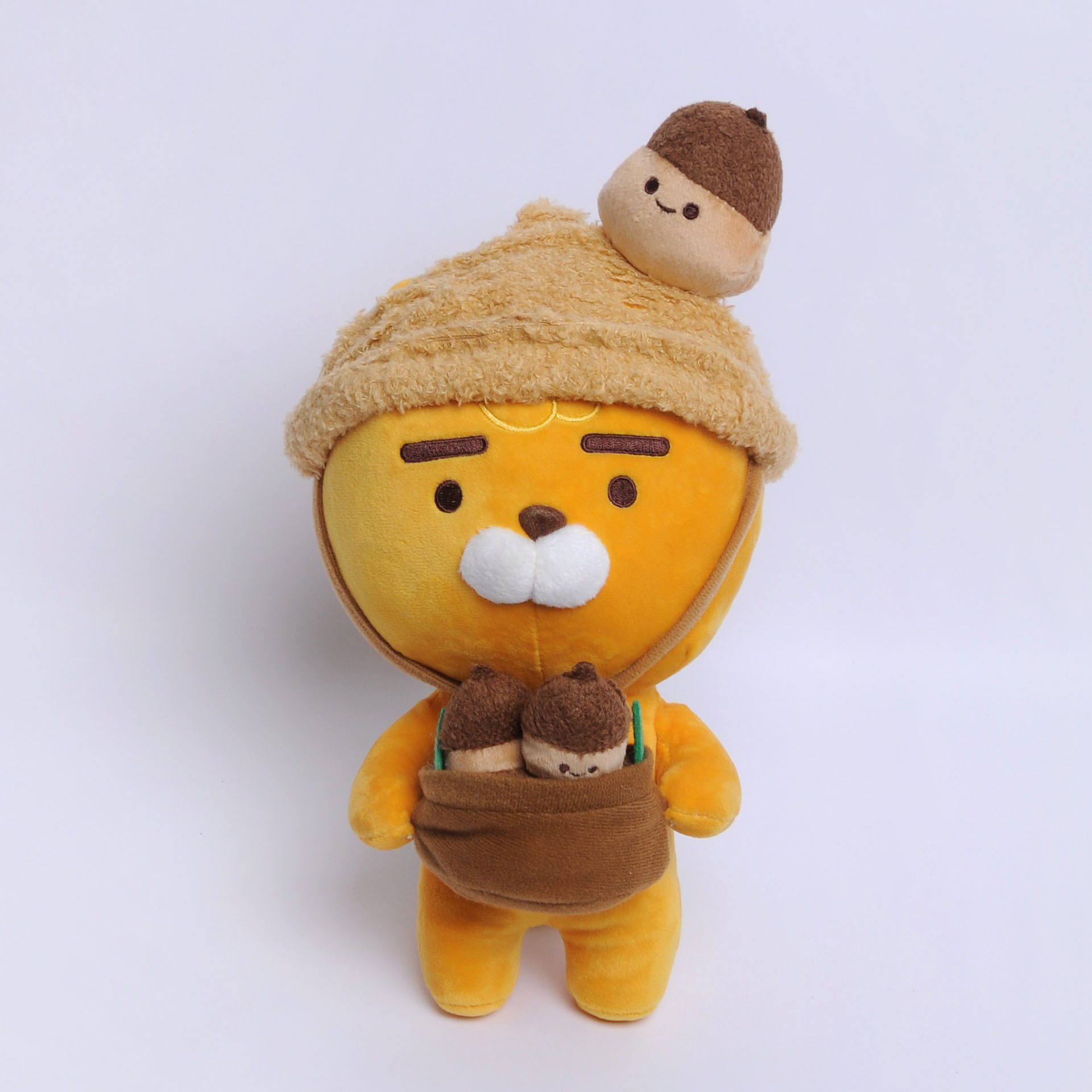 毛绒公仔,玩偶,娃娃-韩国 friends可爱卡通ryan松鼠毛绒公仔生日礼物