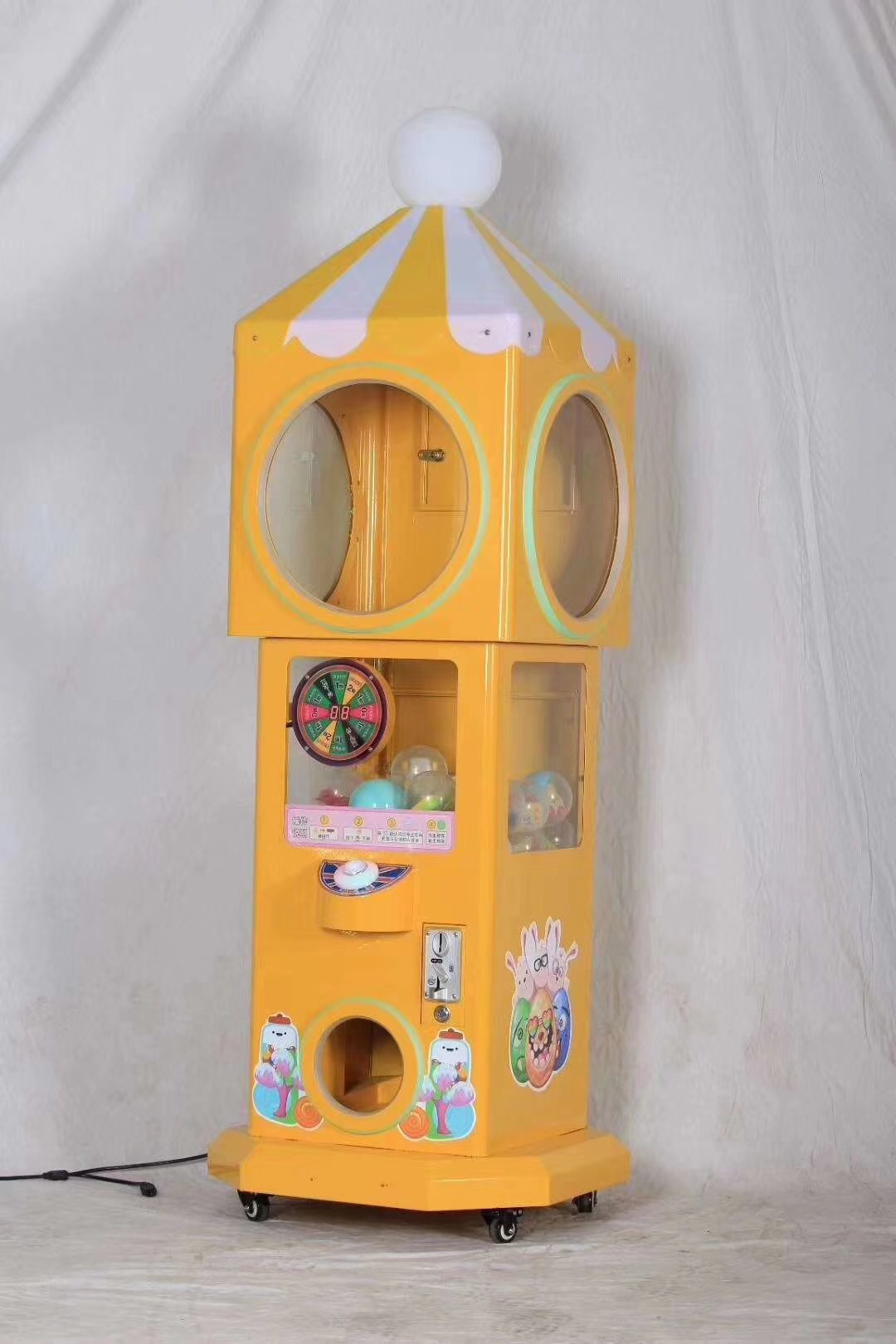 投币扭蛋机玩具商用弹力球游戏机礼品机儿童机自动无人售货贩卖机