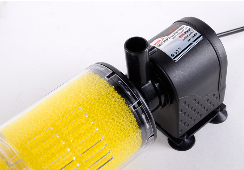 韦成水族推荐鱼缸潜水泵三合一过滤抽水泵水族水泵西龙鱼缸过滤器