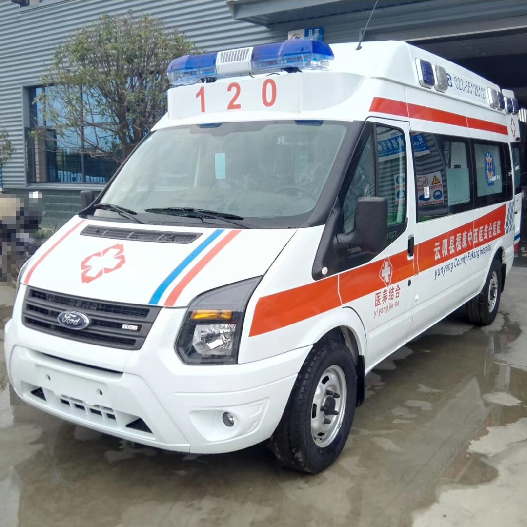 江铃新世代v348长轴距高顶负压救护车 120医疗监护型运输型救护车