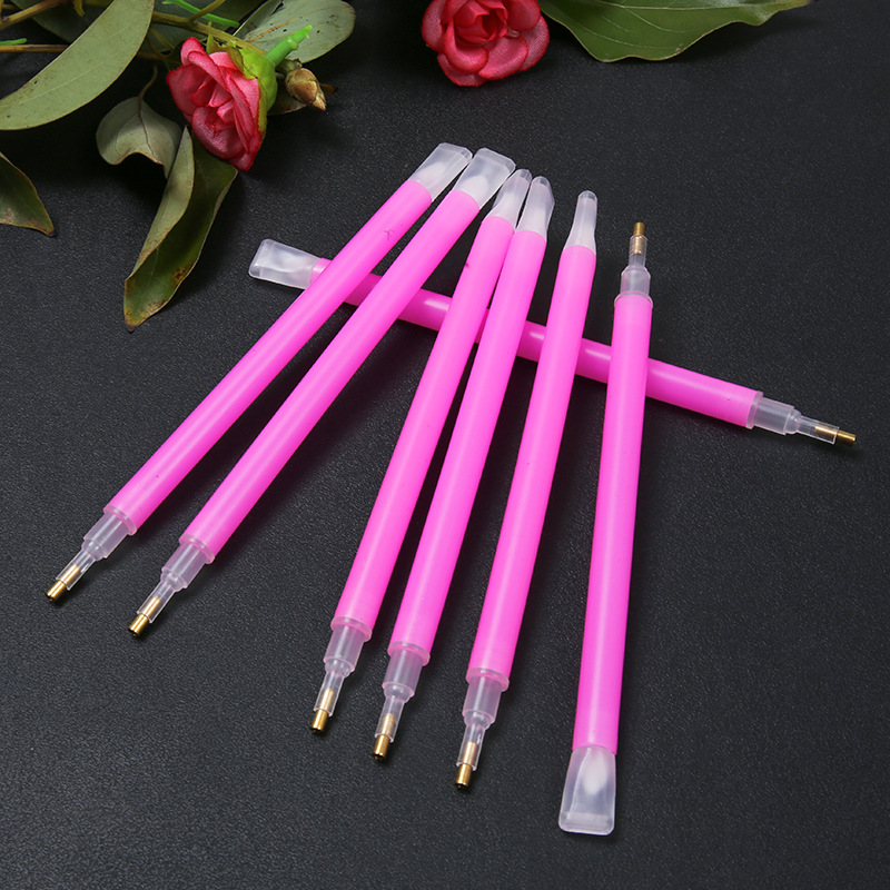 多头点钻神器 钻石画点钻笔胶泥三头点钻笔 钻石画工具包生产