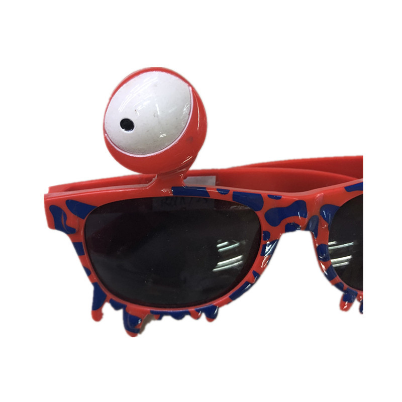 跨境万圣节整蛊搞怪弹簧眼镜愚人节搞笑化妆舞会眼球眼珠眼镜批发