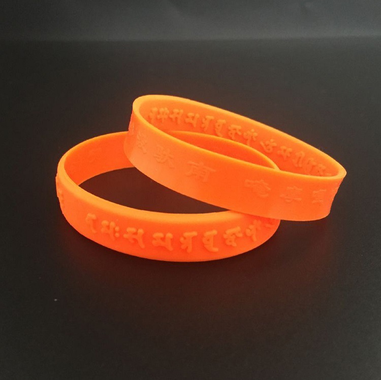 摩利支天菩萨心咒手环硅胶海涛法师推荐大随求咒药师佛教经文手环