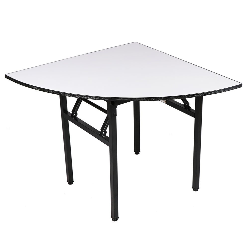 翌锦家具按尺寸定制长条会议桌 pvc夹板折叠桌子 酒店自助餐台