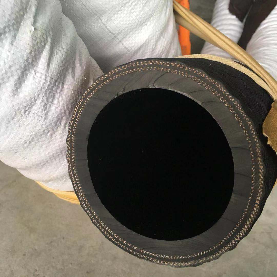 耐高温黑色橡胶管耐热耐磨夹布喷砂管黑胶管耐酸碱软管厂家直供