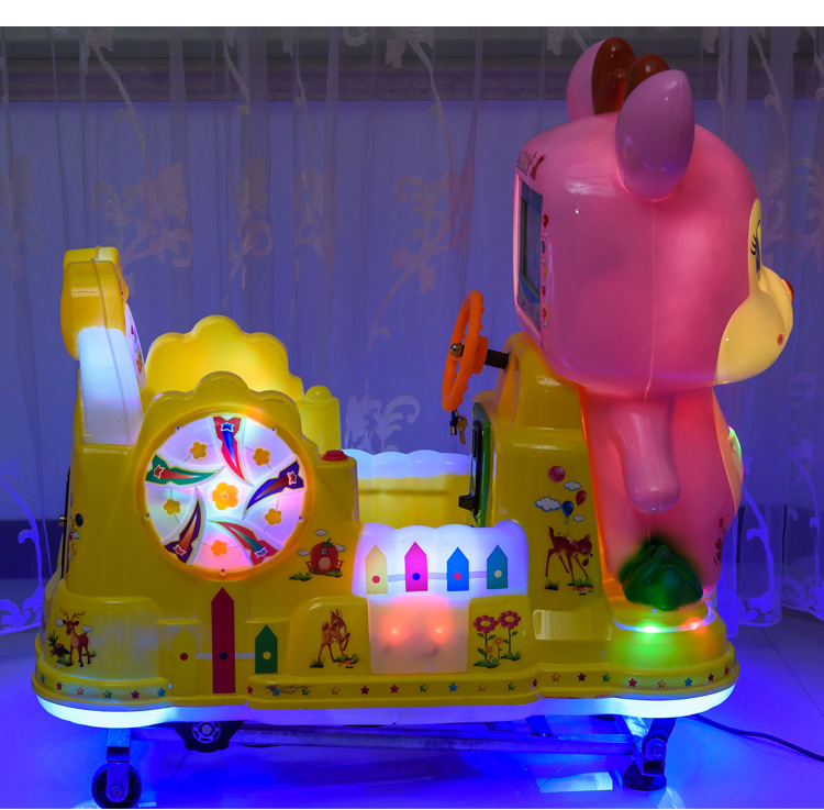 2015新款投币猫和老鼠摇摇车 厂家直销儿童电动迪士尼摇摆机