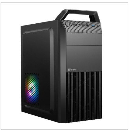 先马逾辉麦芒5手提主机箱 家用台式机箱商务办公mini小机箱mini箱