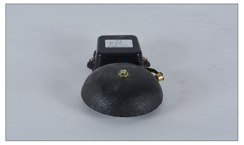 学校工厂车间电铃自动打铃器黑铸铁电铃220v 外击式棒式无火花