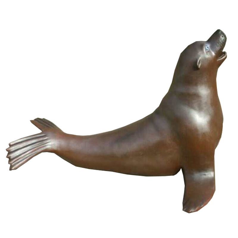 现货仿真海豹雕塑景观园林雕塑仿真海洋管动物游泳馆落地装饰摆件