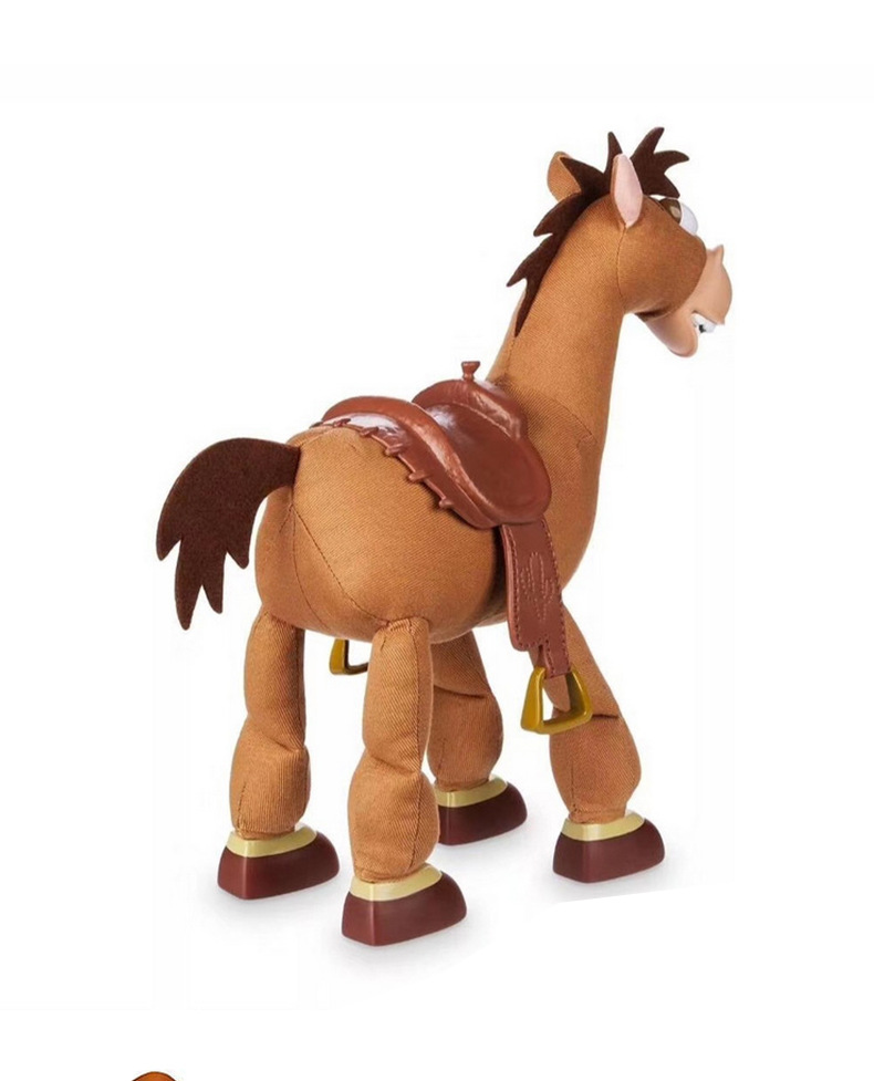 toystory玩具总动员4胡迪坐骑红心马bullsey18寸互动声效模型玩具