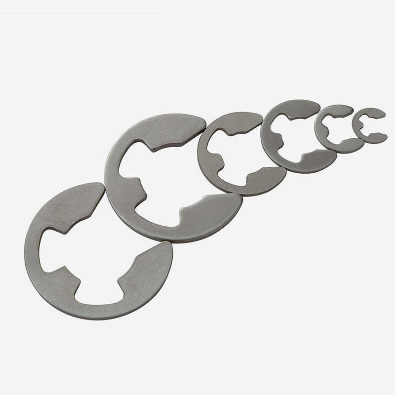 厂家直销304不锈钢开口挡圈gb896e型卡簧e型卡扣轴卡