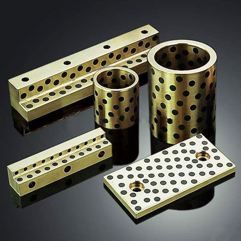 批发定制jdb固体镶嵌轴承 自润滑含油轴承 石墨铜套无油轴承