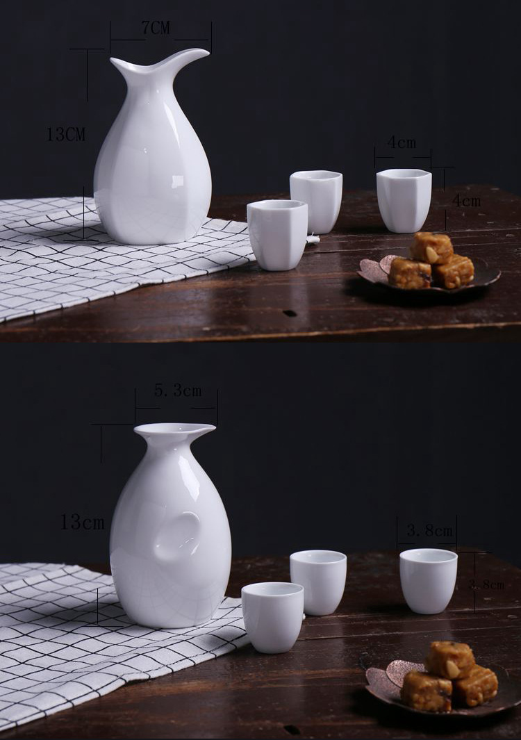 中式温煮酒器烫酒壶家用黄酒热酒器暖温酒壶白酒清酒酒具套装陶瓷