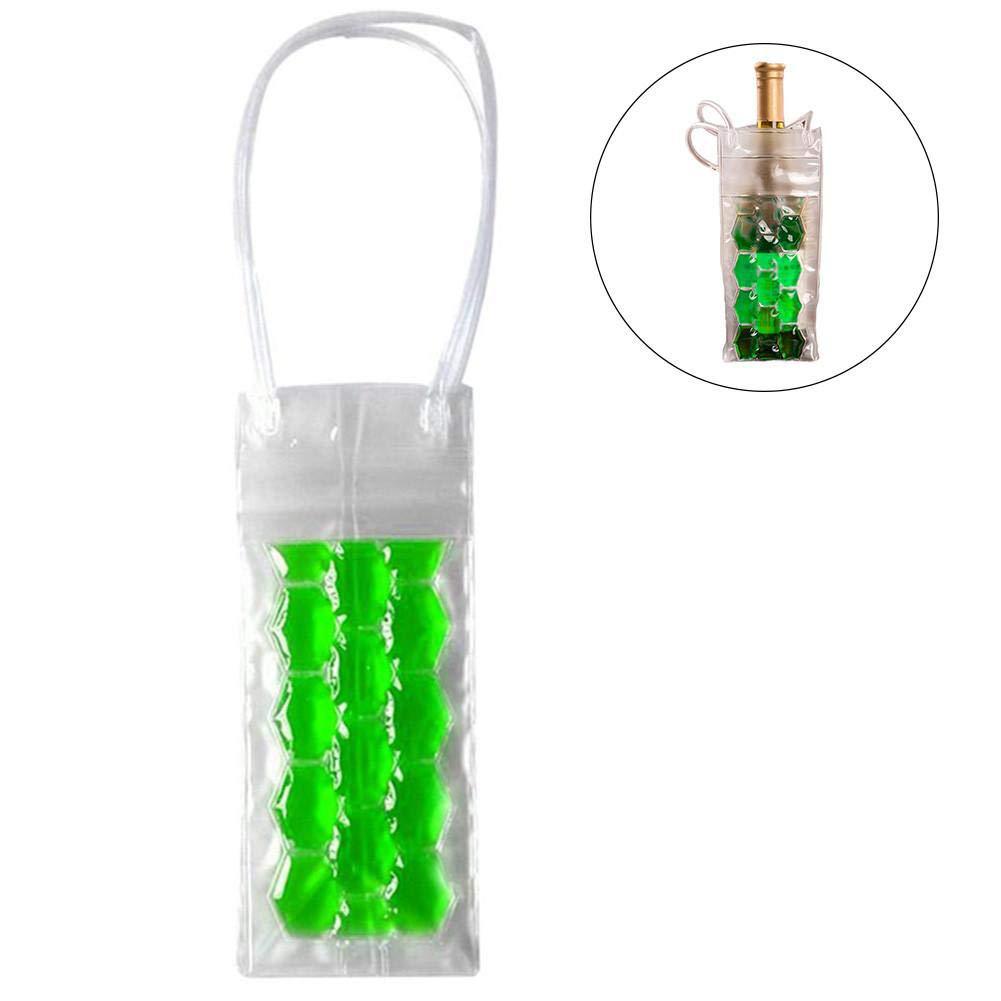 Spot Supply Summer Outdoor Supplies Portable Wine Sleeve Gel Honeycomb Ice Pack Cold Preservation Wine Sleeve Bota Bag Use