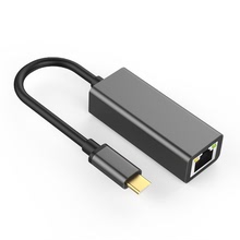 USB-C百兆网卡网络转换器USB转网口免驱以太网卡适用笔记本手机