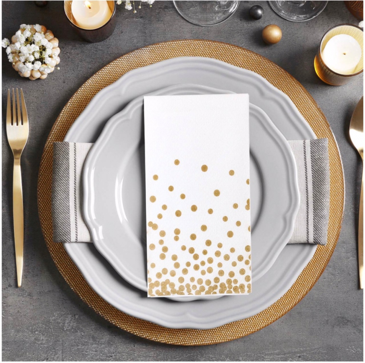 厂家直销布触感一次性烫金无尘纸餐巾纸口布纸抹布