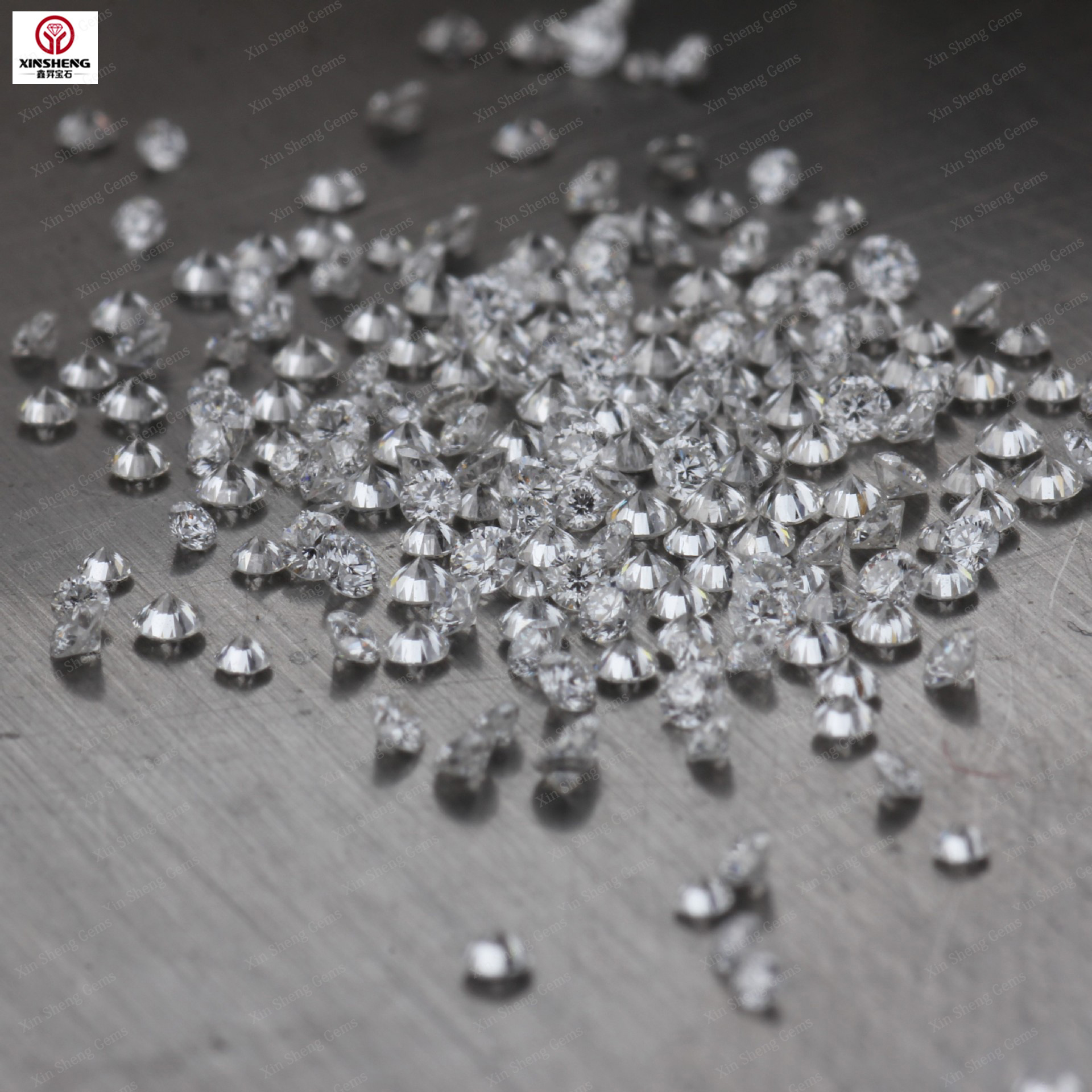 实验室培育钻石碎钻 hpht钻石厘石分石裸石 def色vs净度人工钻石