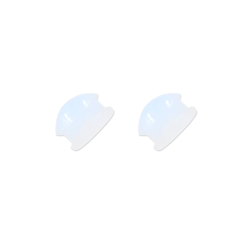 Silicone Hamburger Non-Slip White Earplug Plastic High-Grade Ear Cap Ear Stud Plug High Quality Transparent Ear Hook and Eye Closure Anti-off Ear Forcing