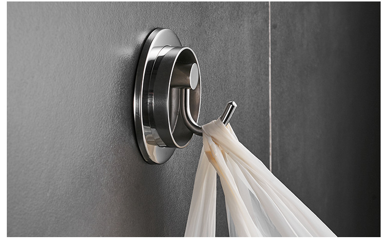 304不锈钢铜入户挂钩隐藏旋转衣钩重力挂钩进门墙壁挂物钩工程