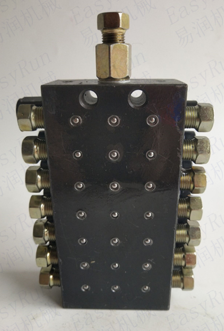 ssv14型递进式分配器黄油分配器分配阀整体分配器分油阀一进14出