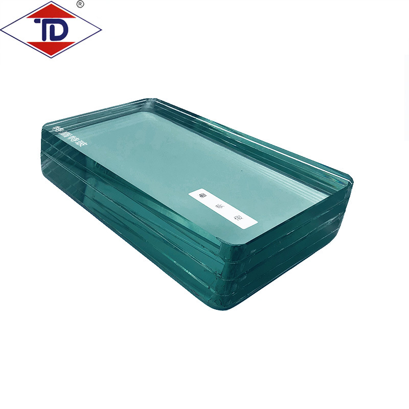 特盾特玻 三层夹胶防弹玻璃 25mm厚检测报告f79b-25-td型定制生产