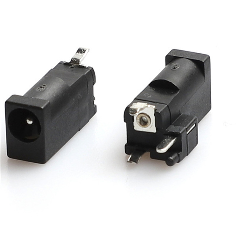 5*1.3mm立式直插母座接口大电流dc电源插座