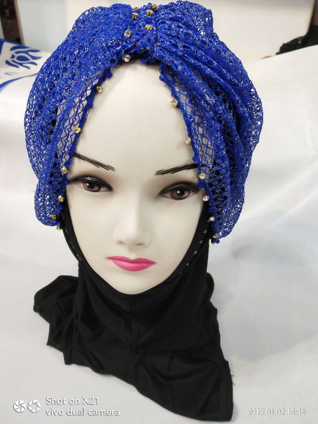 穆斯林女士头套夏季冬季方便款 前后可换戴头套