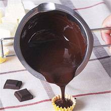 巧克力锅304不锈钢巧克力锅融化锅奶锅厨房家用黄油芝士融化碗锅