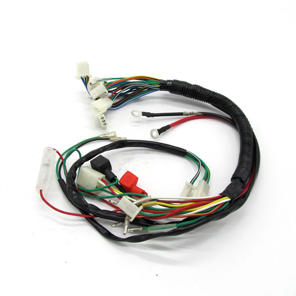 越野摩托车110-125cc小恐龙总线atv沙滩车全车线路总线束