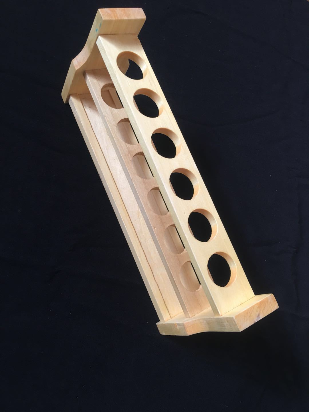 批发木制4孔250ml分液漏斗架 分液漏斗专用架 漏斗架