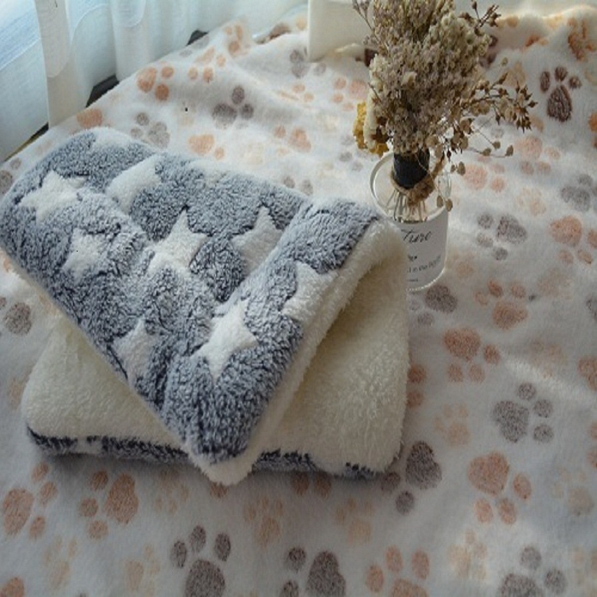 供应宠物用品新款舒适四季宠物狗垫猫窝 温暖毛绒垫子犬猫垫子