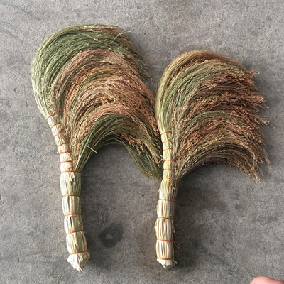 厂家直销黍子苗扫把手工扫把红白事用扫床扫炕谷子苗扫把