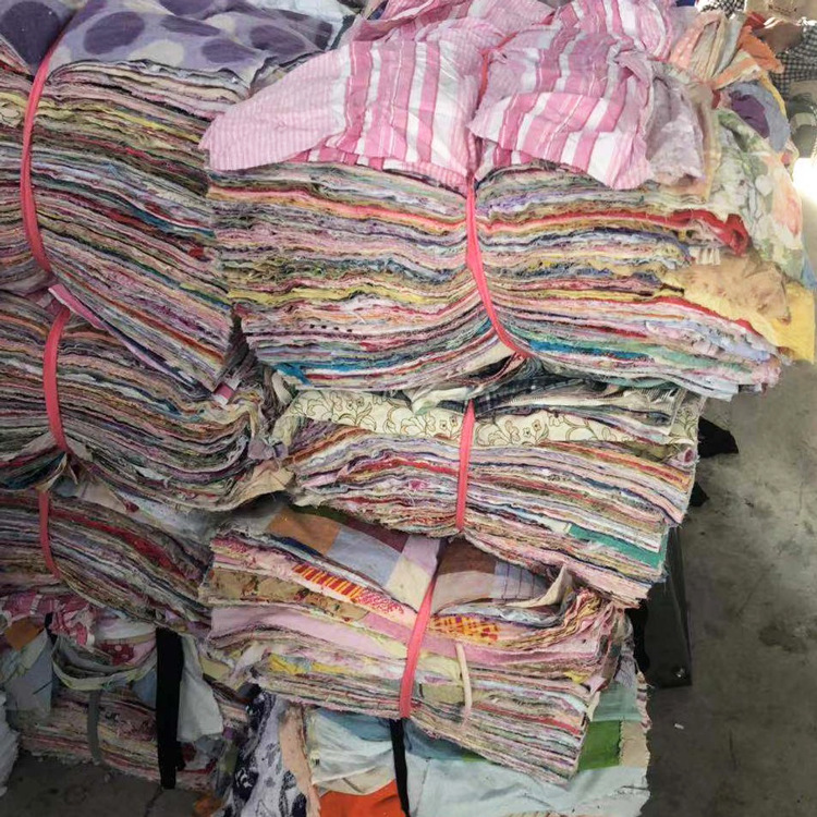花色杂色床单擦机布直销 碎布破布废布全棉布头 吸水吸油工业抹布