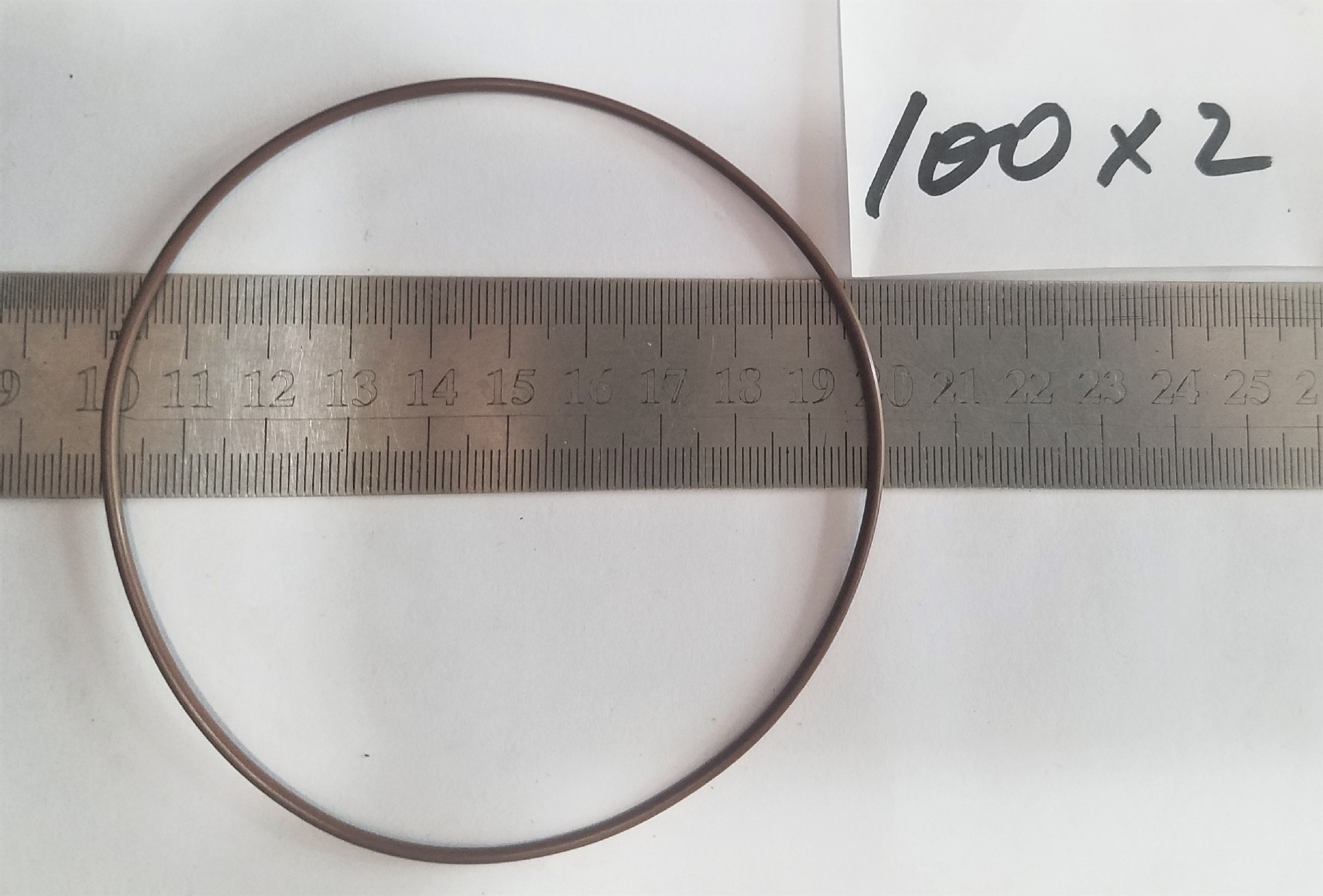 氟胶o型圈现货外径100毫米至外径110毫米线径2.0毫米