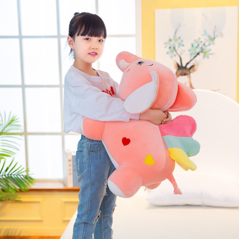 2019 New Dumbo TikTok Same Plush Toy Cartoon Elephant Doll Children's Pillow Ragdoll Gift