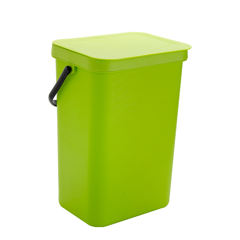 厨房挂壁式塑料长方形垃圾桶带盖家用时尚客厅卫生间大小号代销