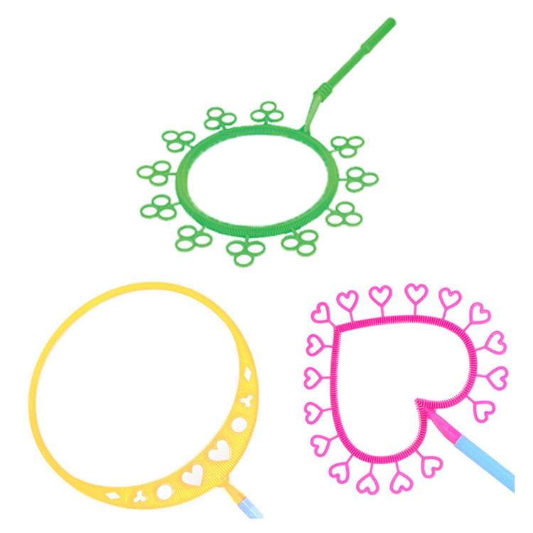 儿童戏水玩具桃心大泡泡圈套装新型夏天泡泡夏季广场公园热卖玩具