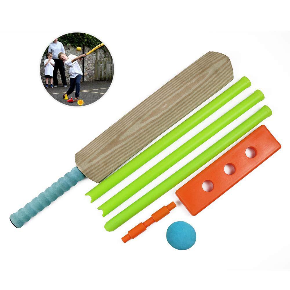 人气儿童玩具板球训练组套装户外运动玩具球板亲子互动板球棒厂家