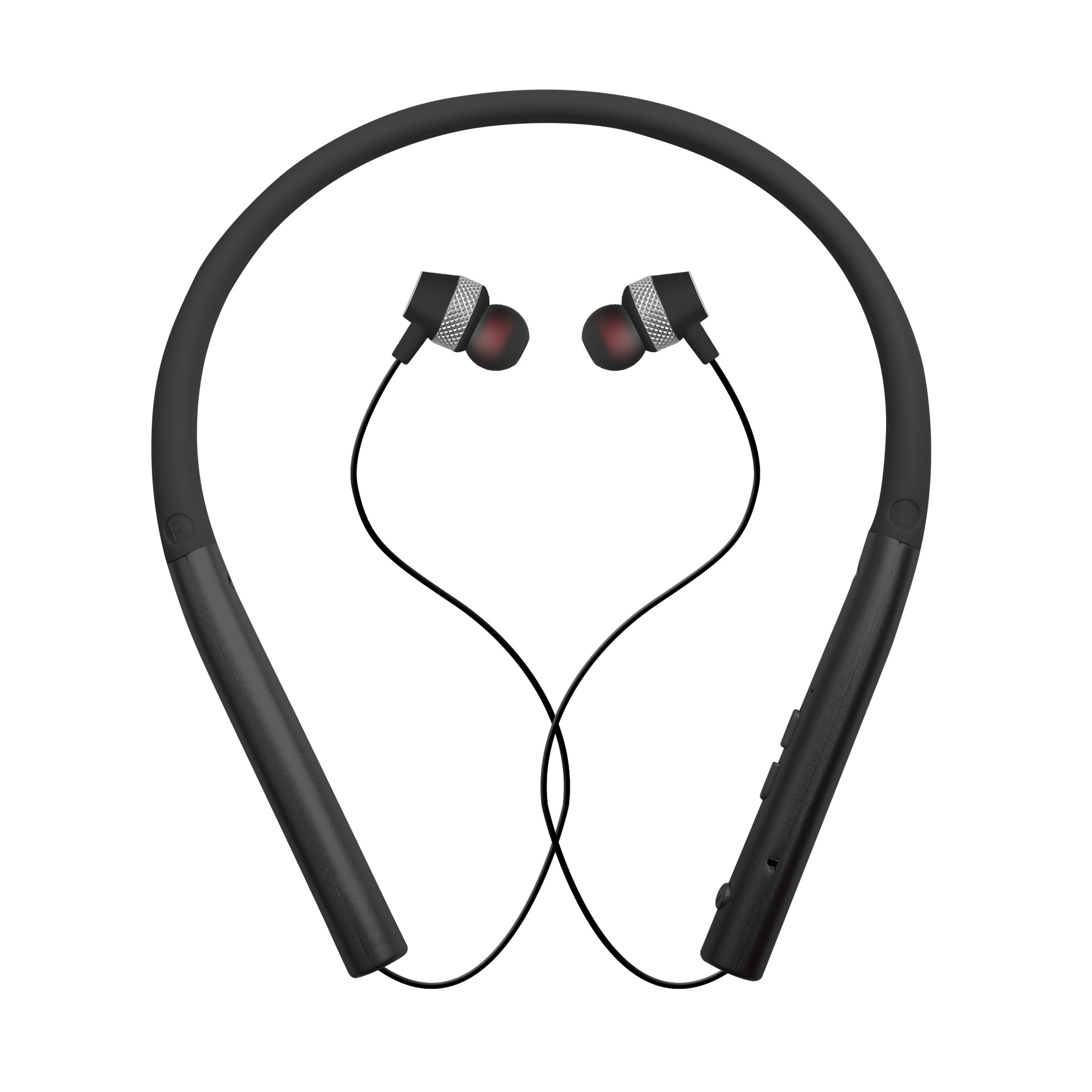 新款蓝牙耳机运动跑步50无线耳机颈挂式挂脖金属磁吸厂家直销