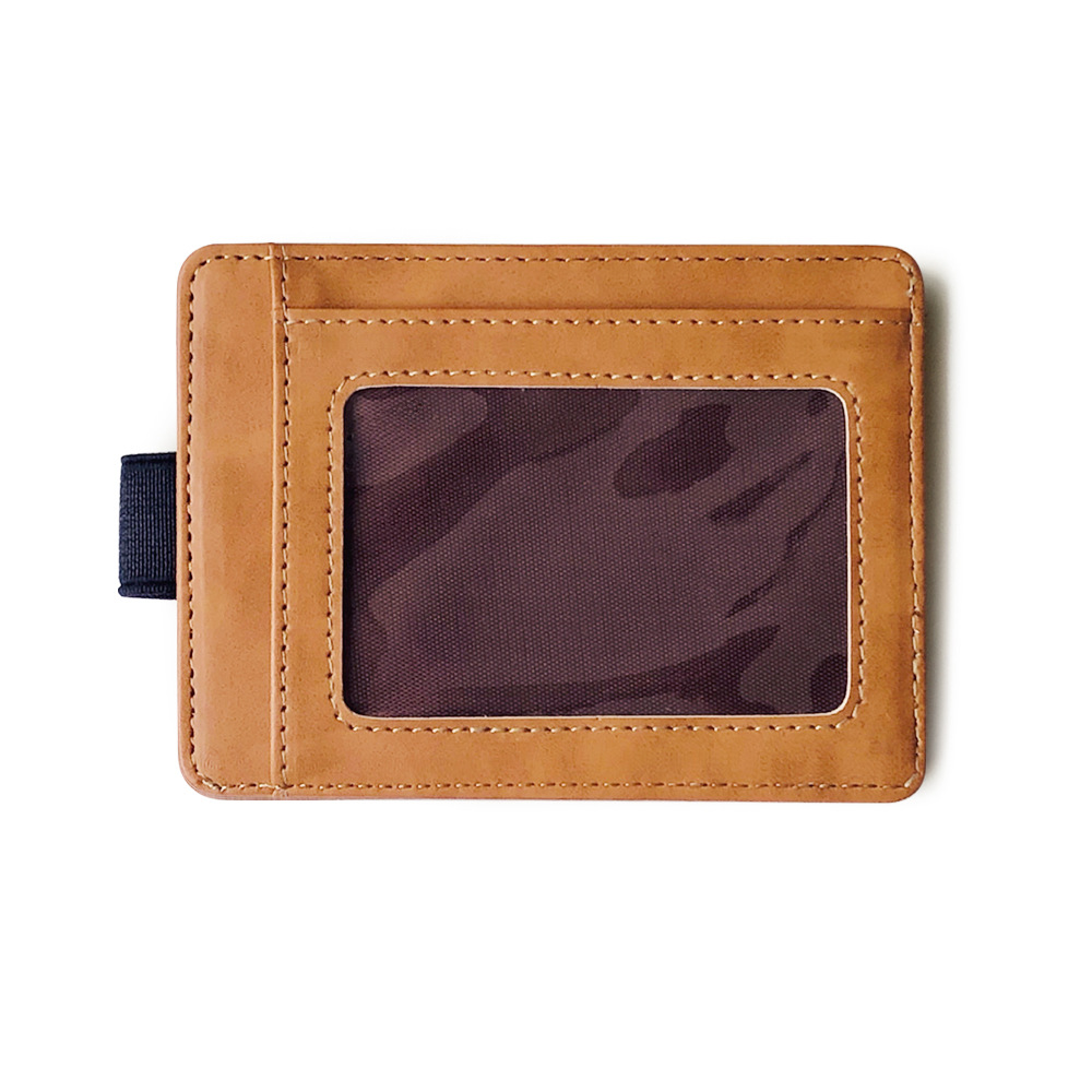Korean Style Cross-Border Elastic Band Card Bag Creative Wallet Men's Driver's License Card Holder Card Holder Pu Purse Discount Hot Sale