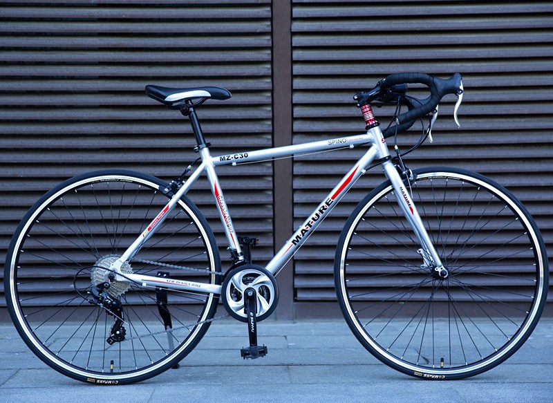 铝合金弯把公路车700c男女学生单车v刹公路赛车铝合金公路自行车
