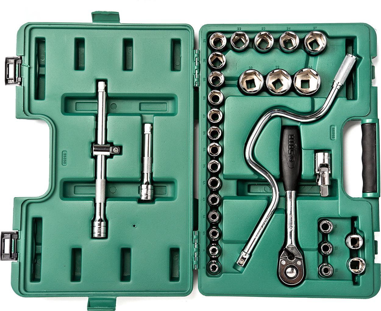 世达五金汽修汽保工具32件12.5mm套筒扳手汽车维修组合套装09099