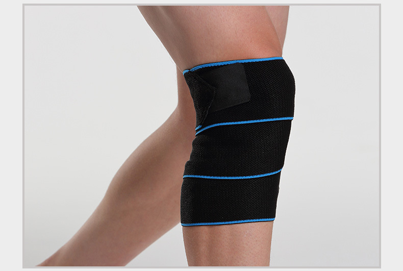 弹力绷带运动护膝男膝盖女护腿关节专业绑带式缠绕护小腿防滑弹性