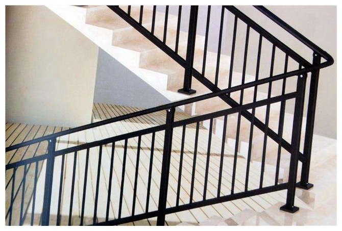 厂家供应定制楼梯扶手护栏铁艺定制楼梯扶手楼层扶手