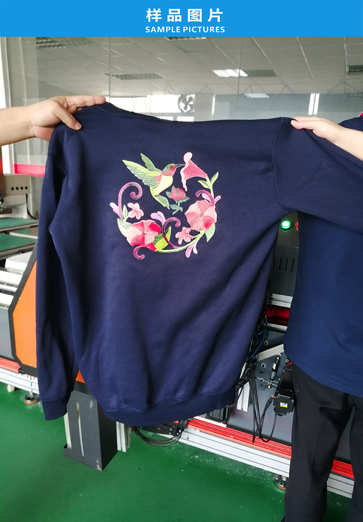 衣服印花机器 数码直喷大型机器厂家 伟航数码服装印刷t恤打印机