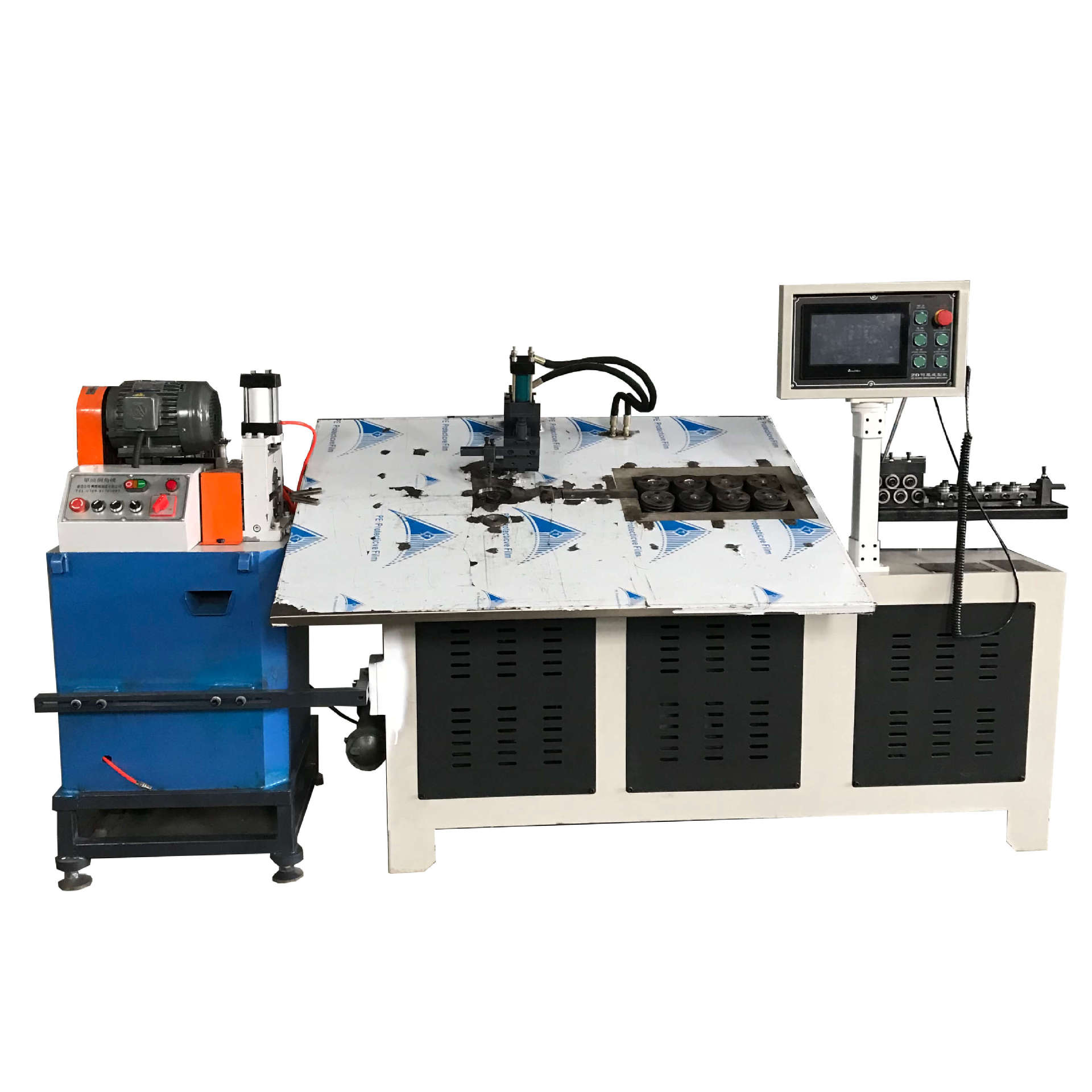 厂家直销 伺服平面弯线一体机全自动数控弯框机 2d线材折弯成型机