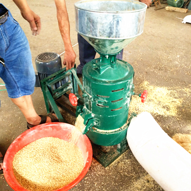 宇润五谷杂粮去皮机 330型砂辊碾米机价格 小型家用碾米机厂家