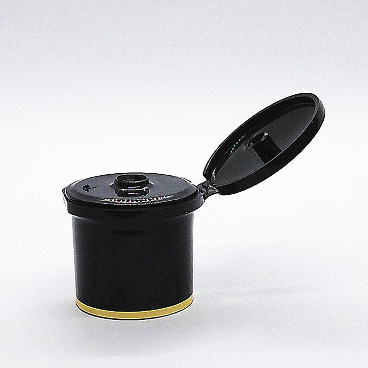 t28大圆盖 揭盖翻盖pp塑料瓶盖 化妆品塑料瓶盖 可加工烫边